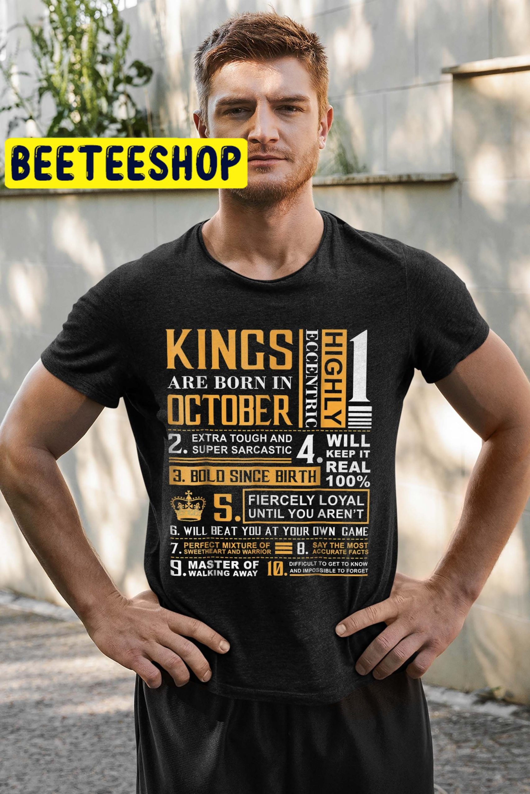 Kings Are Born In October Birthday Gift King October Man T-Shirt HalloweenTrending Unisex Shirt Kings Are Born In October Birthday Gift King October Man T-Shirt HalloweenTrending Unisex Shirt