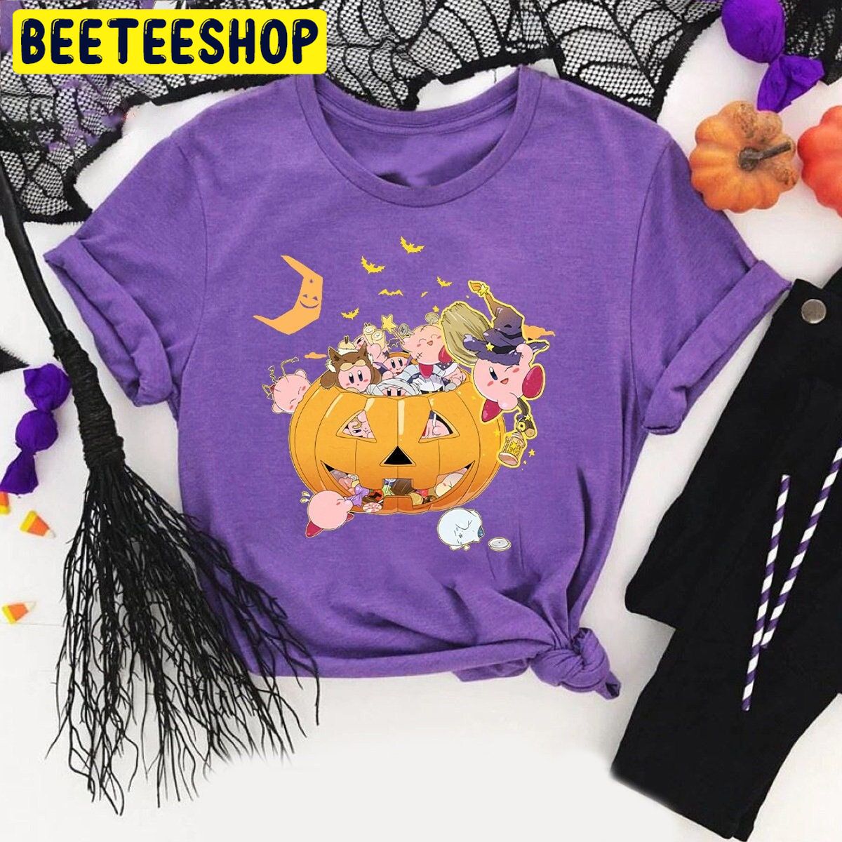 Kirby Halloween Whispy Woods Trending Unisex Shirt Kirby Halloween Whispy Woods Trending Unisex Shirt
