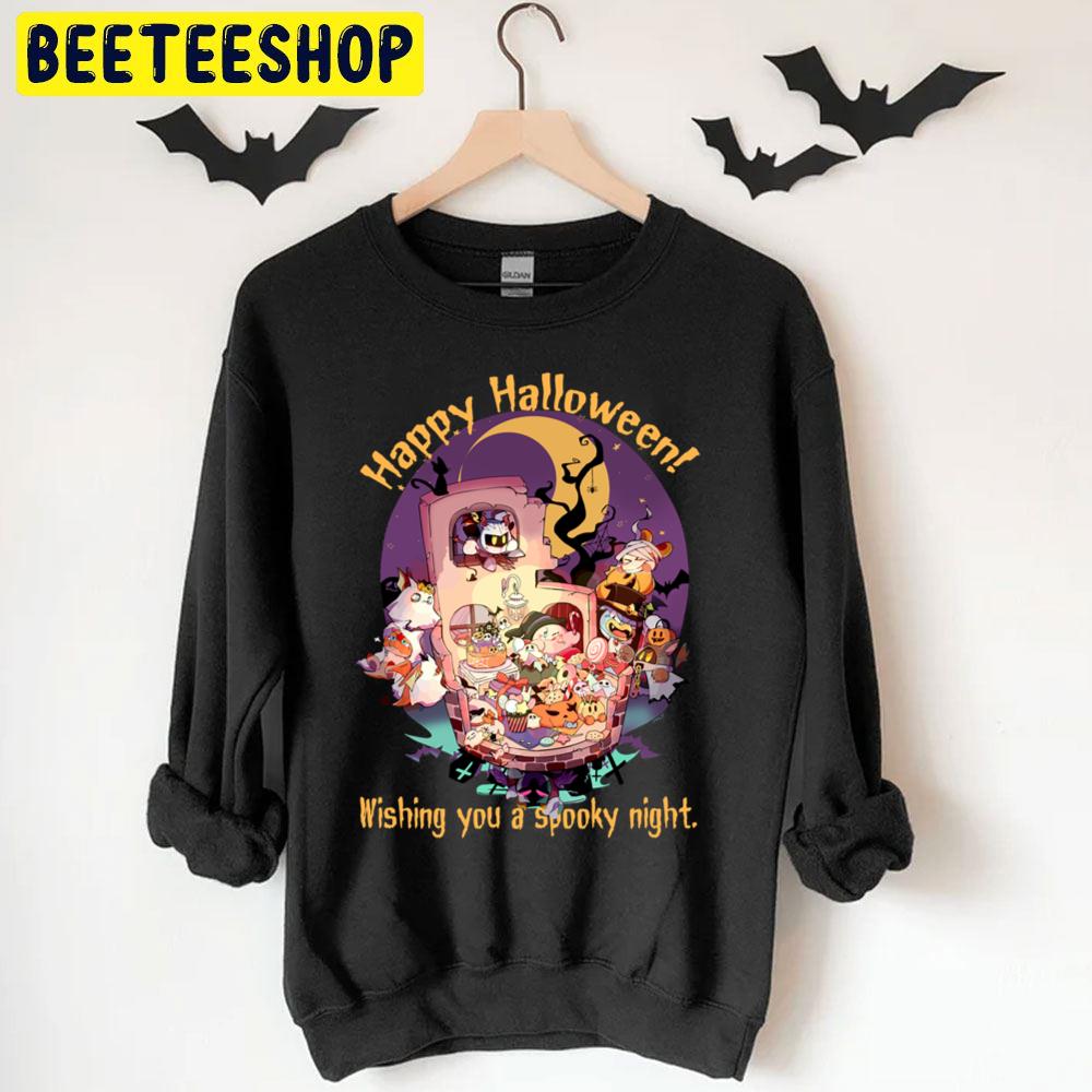 Kirby Halloween Wishing You A Spooky Night Trending Unisex T-Shirt Kirby Halloween Wishing You A Spooky Night Trending Unisex T-Shirt