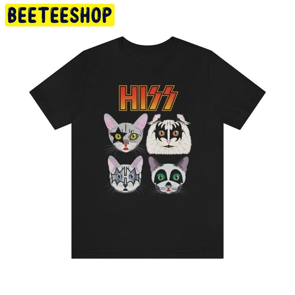 Kiss Funny Cats Hiss Black Rock N Roll Trending Unisex Shirt Kiss Funny Cats Hiss Black Rock N Roll Trending Unisex Shirt