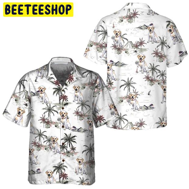 Labrador Retriever Tropical Pattern Dog Trending Hawaiian Shirt Labrador Retriever Tropical Pattern Dog Trending Hawaiian Shirt