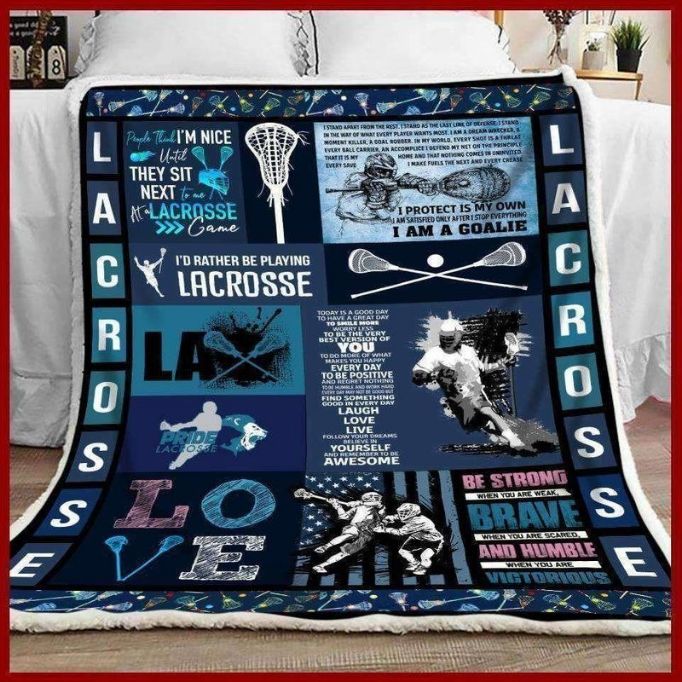 Lacrosse Player I'd Rather Be Playing Lacrosse Comfy Sofa Throw Blanket Lacrosse Player I'd Rather Be Playing Lacrosse Comfy Sofa Throw Blanket