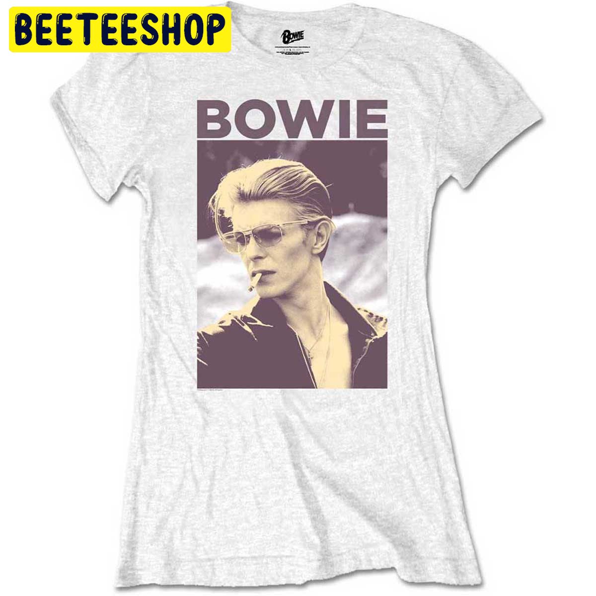 Ladies David Bowie Smoking Trending Unisex Shirt Ladies David Bowie Smoking Trending Unisex Shirt