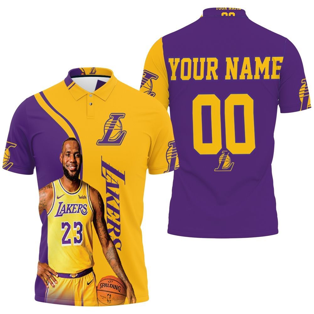 Lebron James 23 Los Angeles Lakers Nba Western Conference Personalized 3D All Over Print Polo Shirt Lebron James 23 Los Angeles Lakers Nba Western Conference Personalized 3D All Over Print Polo Shirt
