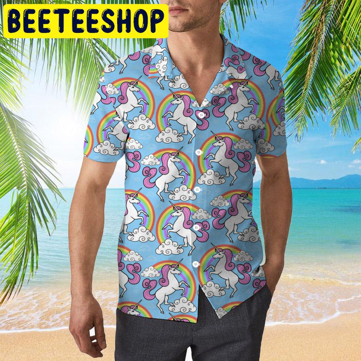 Life Is Better With Unicorn Rainbow Hawaiian Shirt Life Is Better With Unicorn Rainbow Hawaiian Shirt