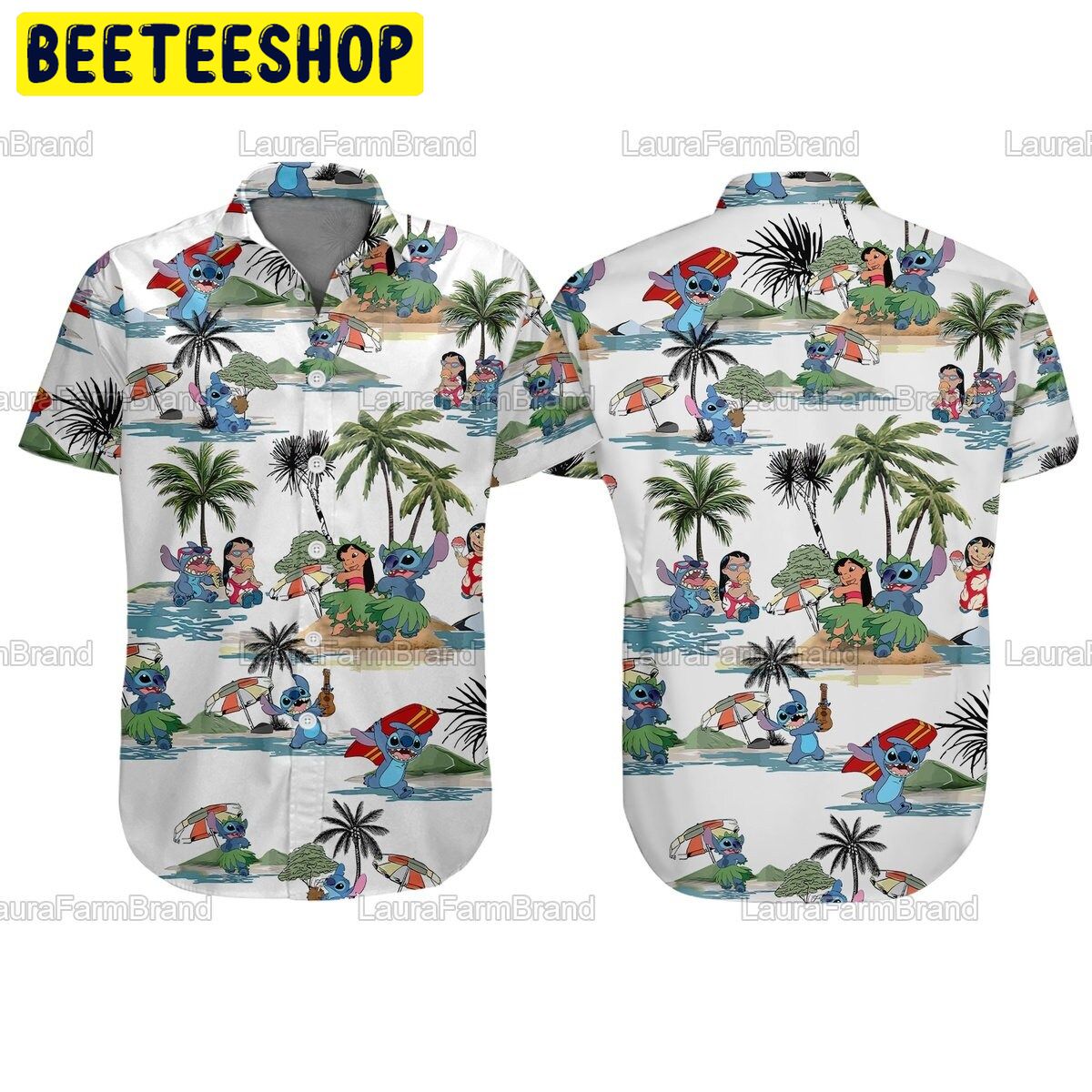 Lilo And Stitch Tropical Trending Hawaiian Shirt Lilo And Stitch Tropical Trending Hawaiian Shirt