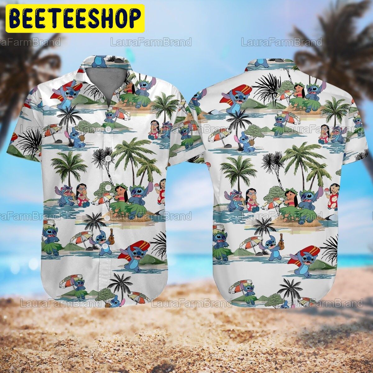 Lilo And Stitch Tropical Trending Hawaiian Shirt Lilo And Stitch Tropical Trending Hawaiian Shirt
