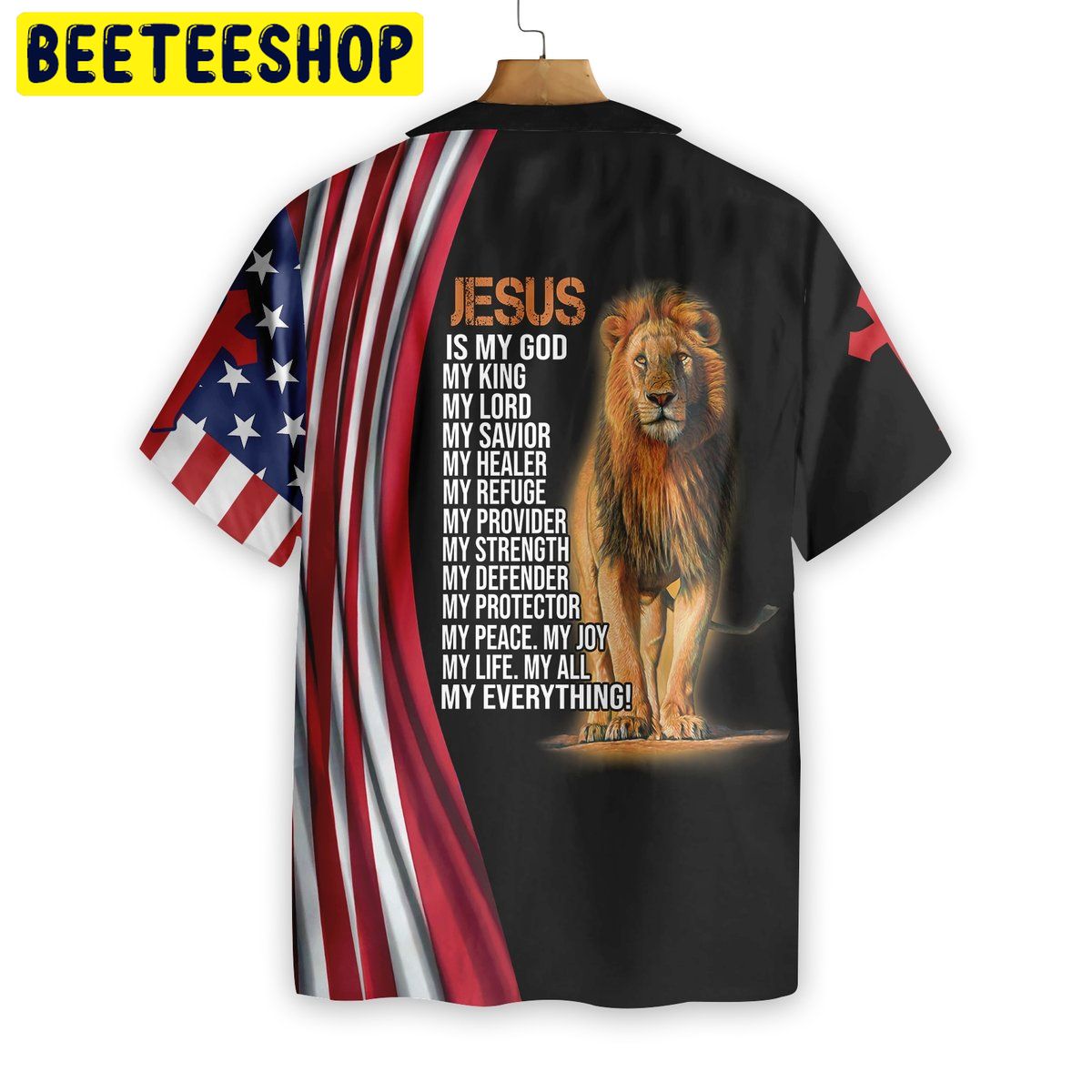 Lion And God Trending Hawaiian Shirt Lion And God Trending Hawaiian Shirt