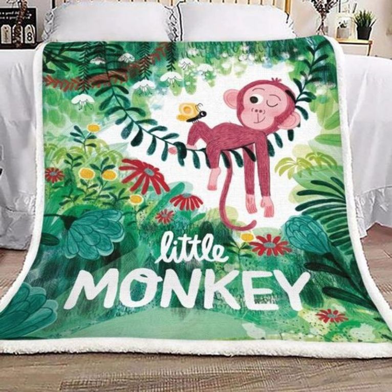 Little Monkey Comfy Sofa Throw Blanket Little Monkey Comfy Sofa Throw Blanket