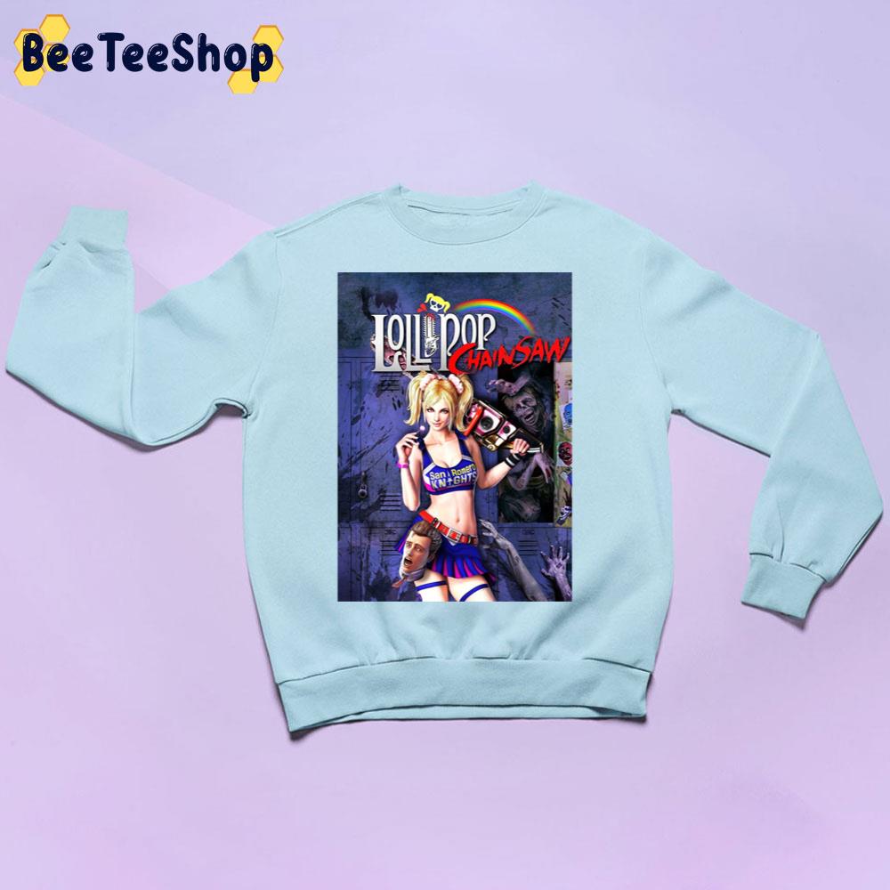 Lollipop Chainsaw And Zombies Trending Unisex Sweatshirt Lollipop Chainsaw And Zombies Trending Unisex Sweatshirt