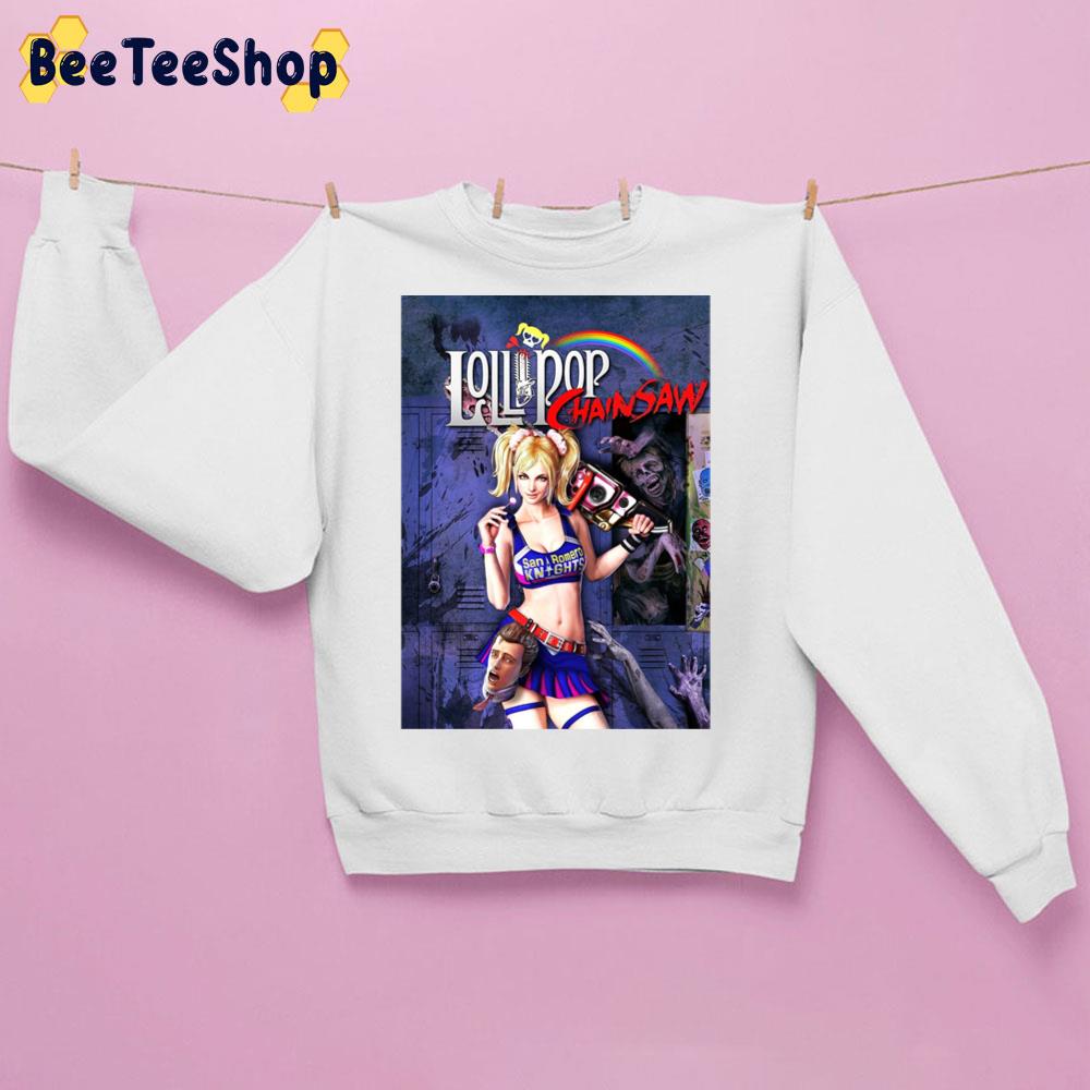 Lollipop Chainsaw And Zombies Trending Unisex Sweatshirt Lollipop Chainsaw And Zombies Trending Unisex Sweatshirt