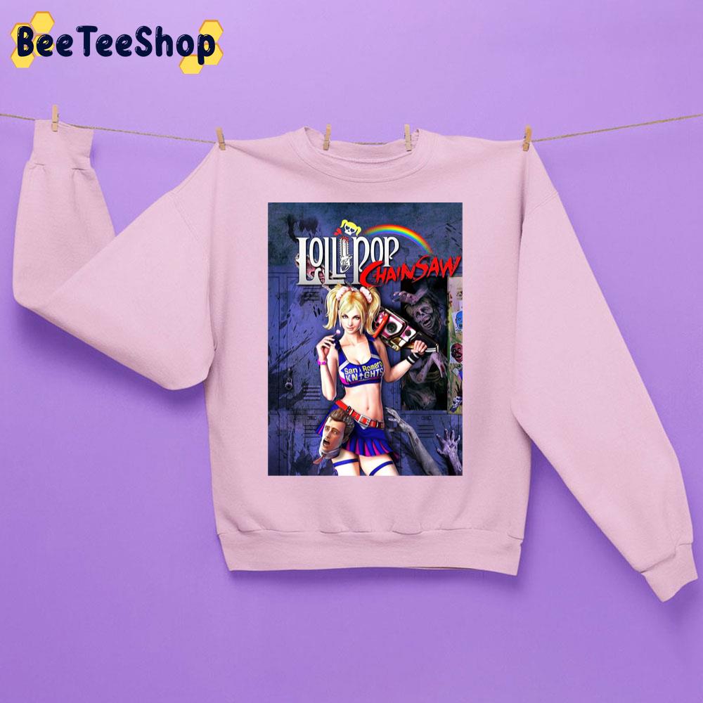 Lollipop Chainsaw And Zombies Trending Unisex Sweatshirt Lollipop Chainsaw And Zombies Trending Unisex Sweatshirt
