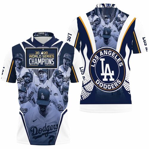 Los Angeles Dodgers World Series Champions Baseball 3D All Over Print Polo Shirt Los Angeles Dodgers World Series Champions Baseball 3D All Over Print Polo Shirt