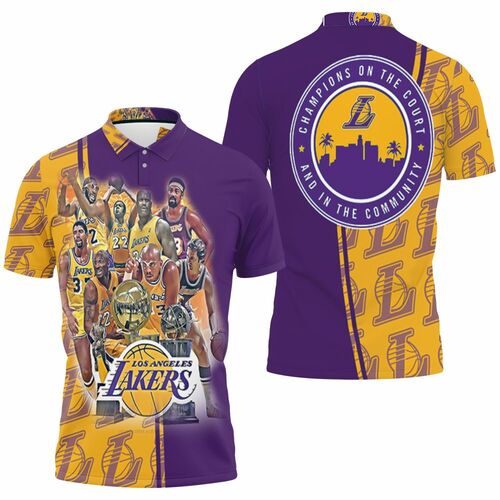 Los Angeles Lakers Legend Nba Western Conference 3D All Over Print Polo Shirt Los Angeles Lakers Legend Nba Western Conference 3D All Over Print Polo Shirt