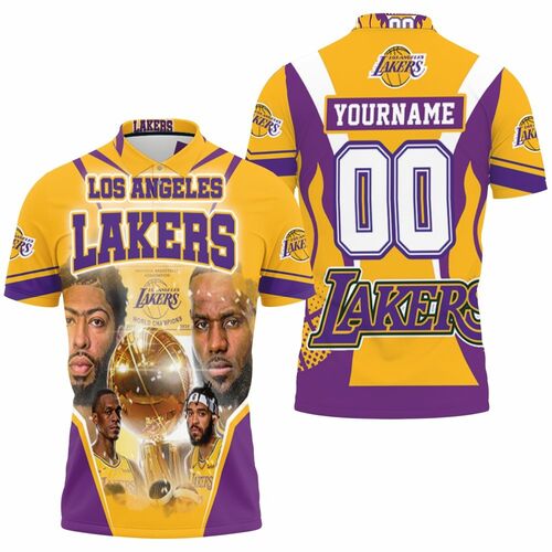 Los Angeles Lakers Western Conference Champions Personalized 3D All Over Print Polo Shirt Los Angeles Lakers Western Conference Champions Personalized 3D All Over Print Polo Shirt