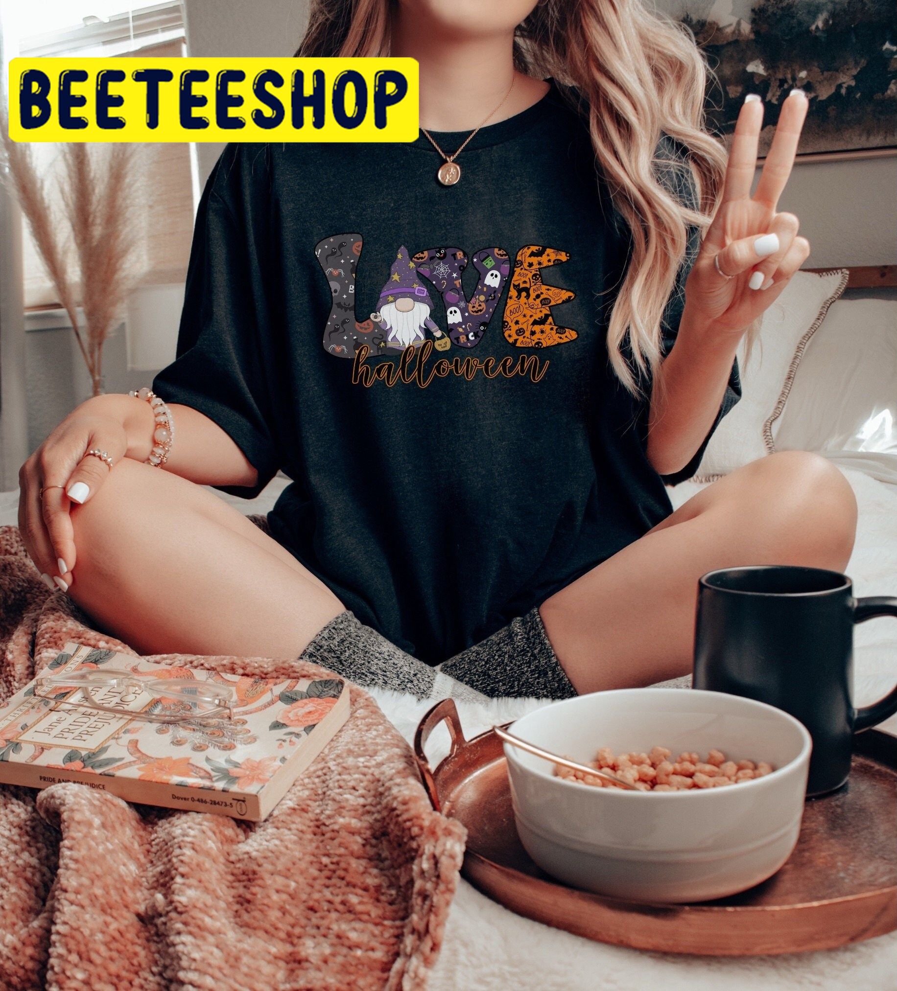 Love Halloween Spooky Vibes Trending Unisex Shirt Love Halloween Spooky Vibes Trending Unisex Shirt