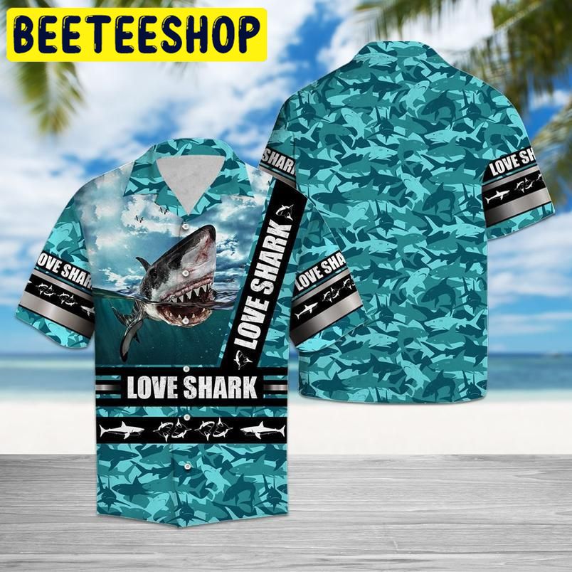 Love Shark Hawaiian Shirt Love Shark Hawaiian Shirt
