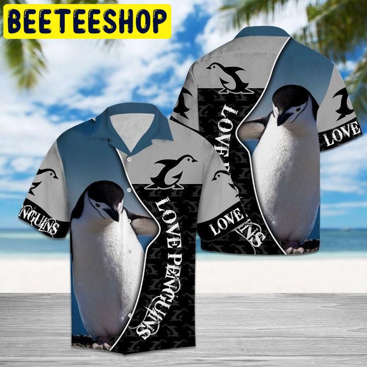 Lovely Penguins Hawaiian Shirt Lovely Penguins Hawaiian Shirt