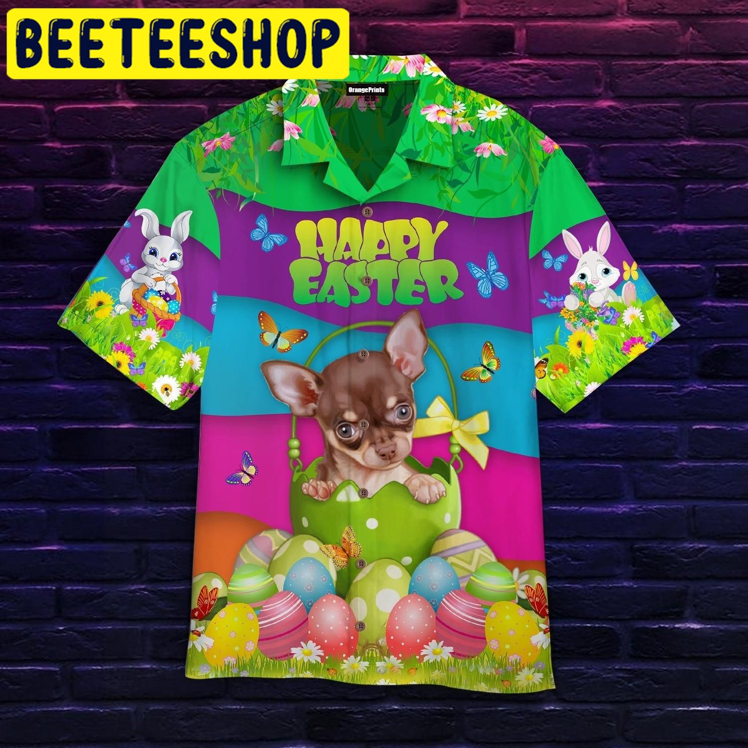 Lovely Puppy Happy With Easters Day Hawaiian Shirt Lovely Puppy Happy With Easters Day Hawaiian Shirt