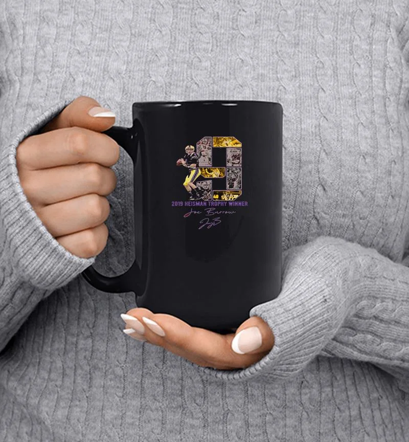 LSU Tigerer Joe Burrow 2019 Heisman trophy Winner signature Mug LSU Tigerer Joe Burrow 2019 Heisman trophy Winner signature Mug