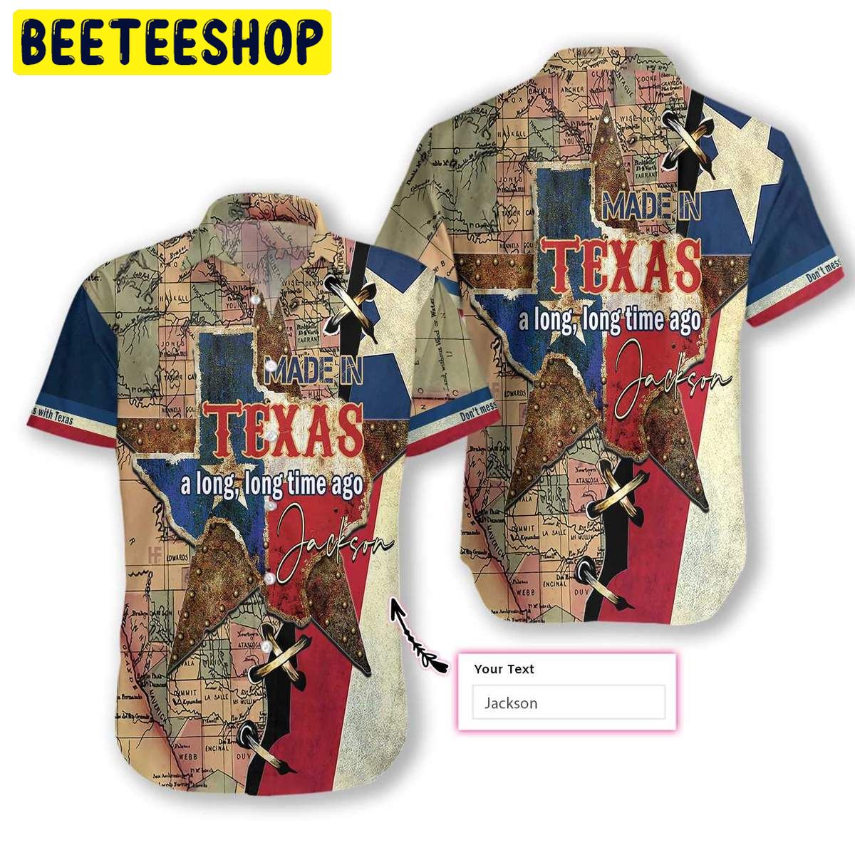 Made In Texas A Long, Long Time Ago Personalized Trending Hawaiian Shirt Made In Texas A Long, Long Time Ago Personalized Trending Hawaiian Shirt