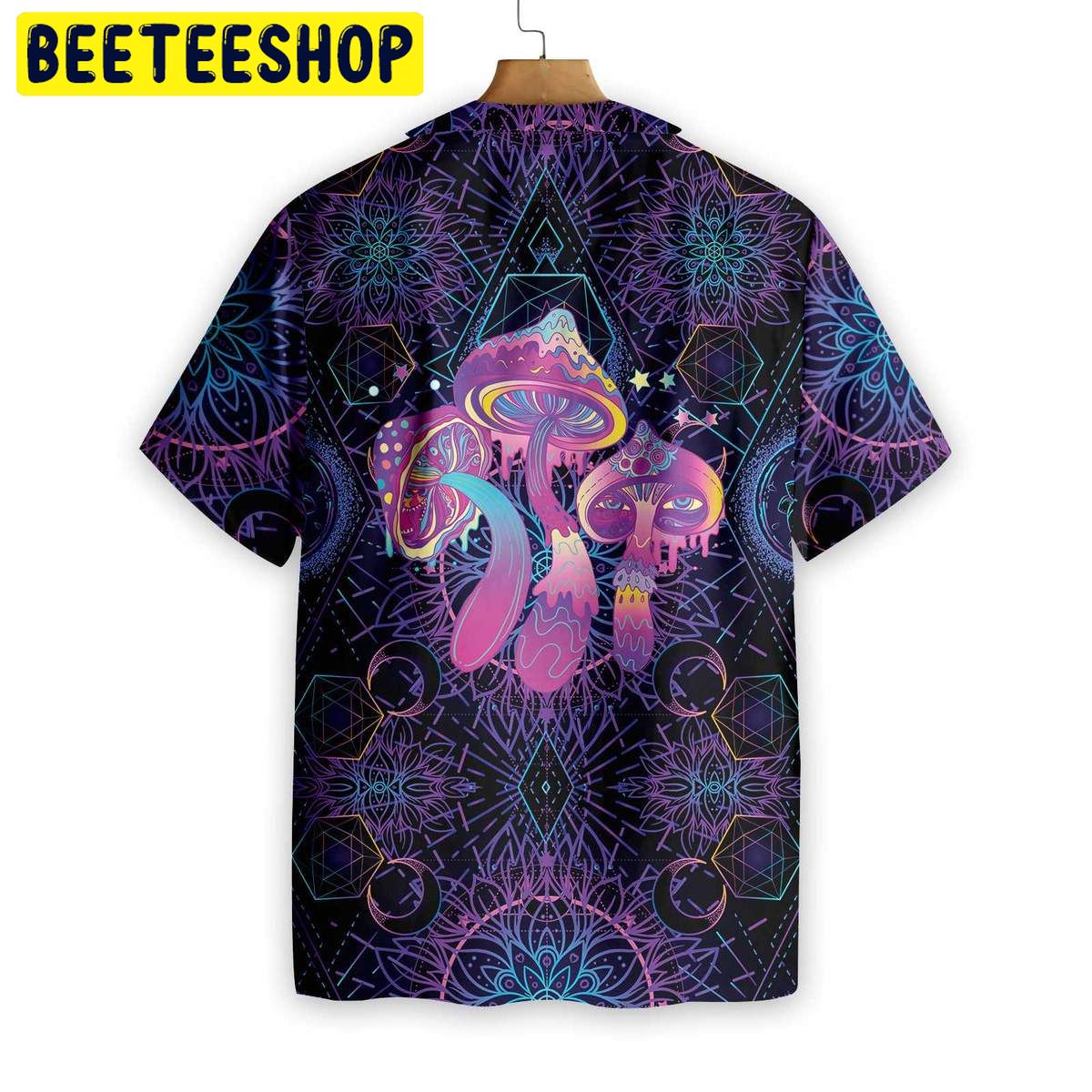 Magic Mushrooms 3D All Over Printed Trending Hawaiian Shirt Magic Mushrooms 3D All Over Printed Trending Hawaiian Shirt
