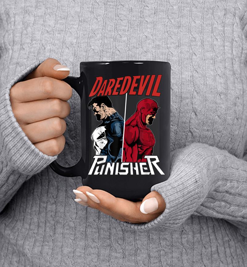 Marvel Daredevil The Punisher Only One Way Graphic Mug Marvel Daredevil The Punisher Only One Way Graphic Mug