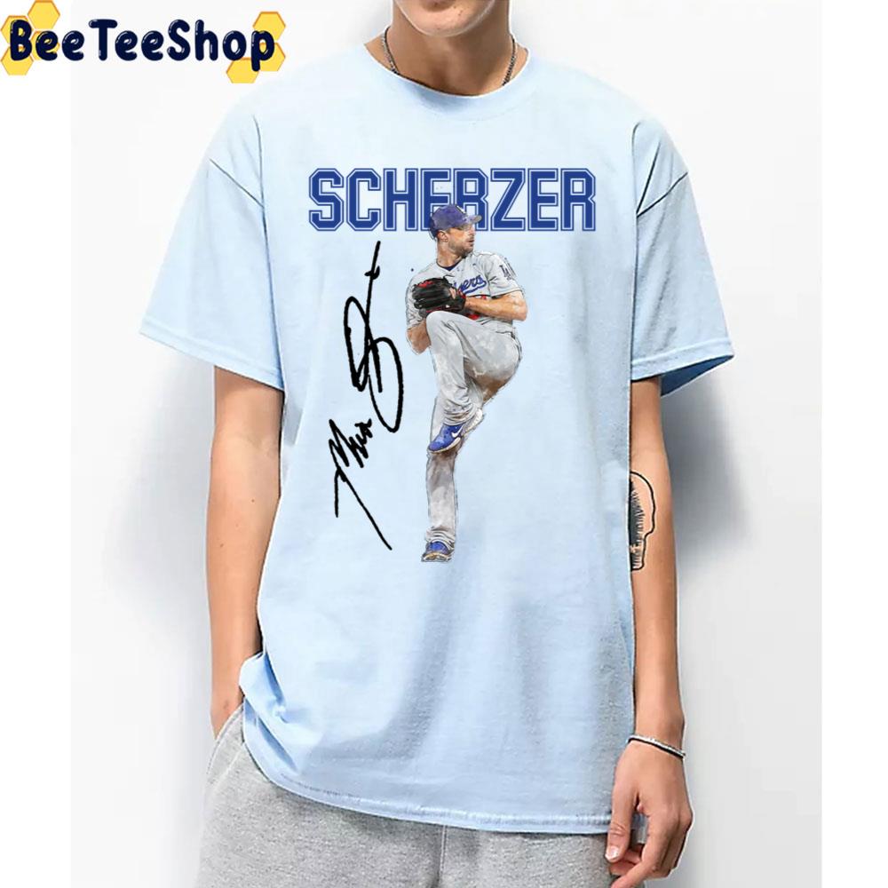 Max Scherzer Signature Baseball Trending Unisex T-Shirt Max Scherzer Signature Baseball Trending Unisex T-Shirt