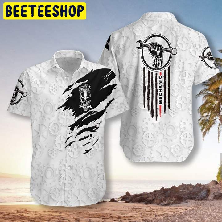 Mechanic 3D All Over Printed Trending Hawaiian Shirt Mechanic 3D All Over Printed Trending Hawaiian Shirt