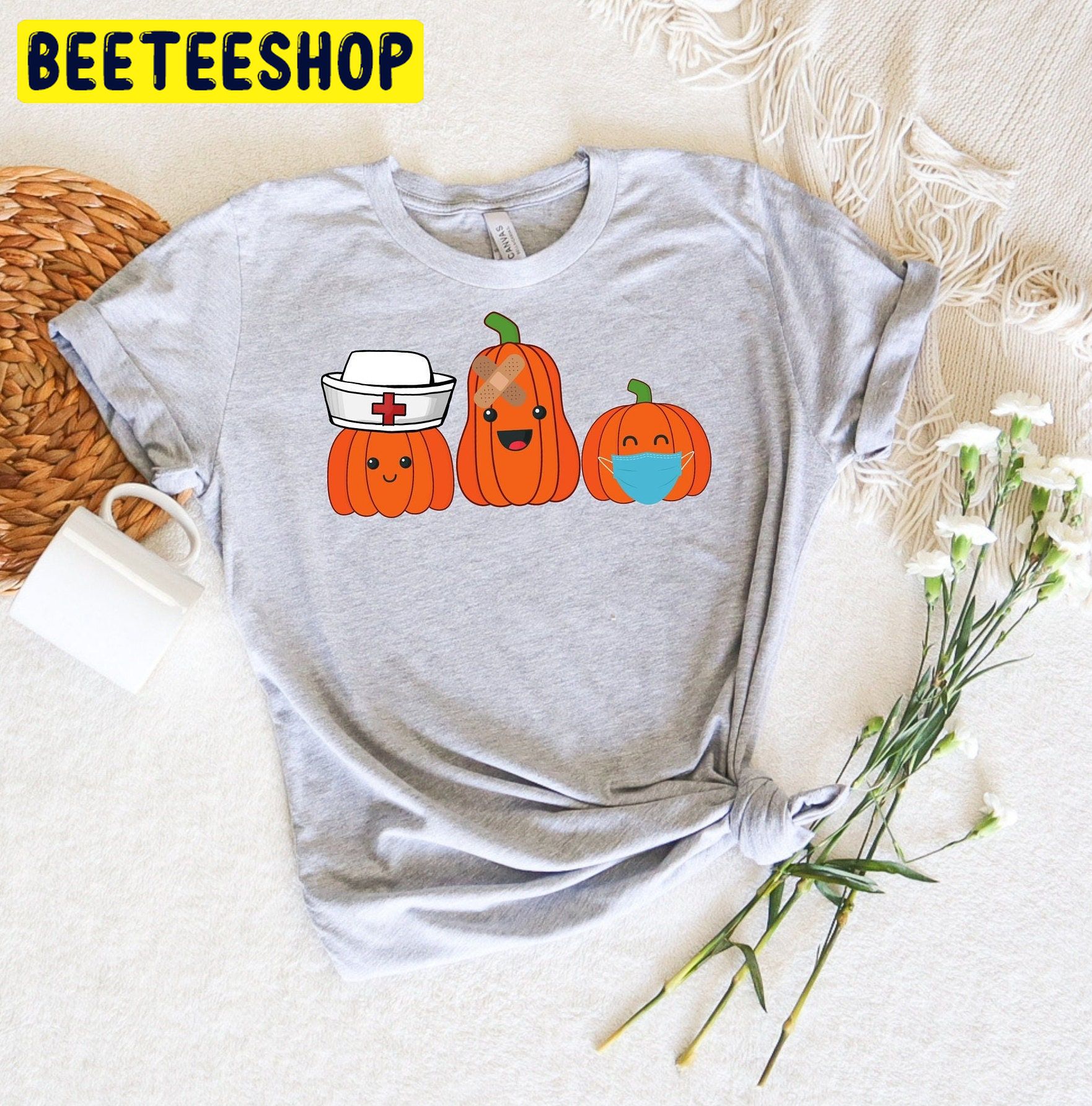 Medical Pumpkin Halloween Spooky Vibes Nurse Trending Unisex Shirt Medical Pumpkin Halloween Spooky Vibes Nurse Trending Unisex Shirt
