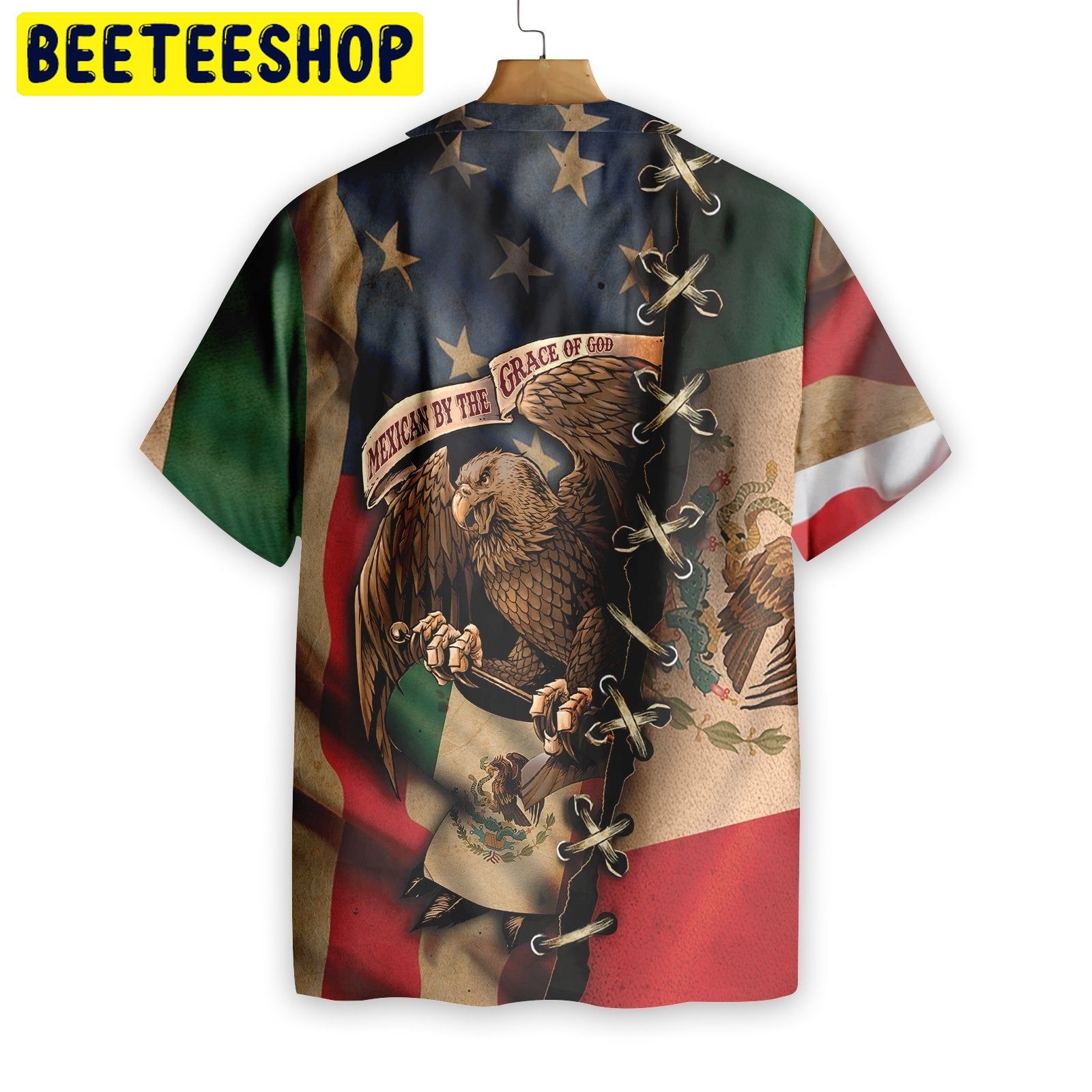 Mexican By The Grace Of God Trending Hawaiian Shirt Mexican By The Grace Of God Trending Hawaiian Shirt