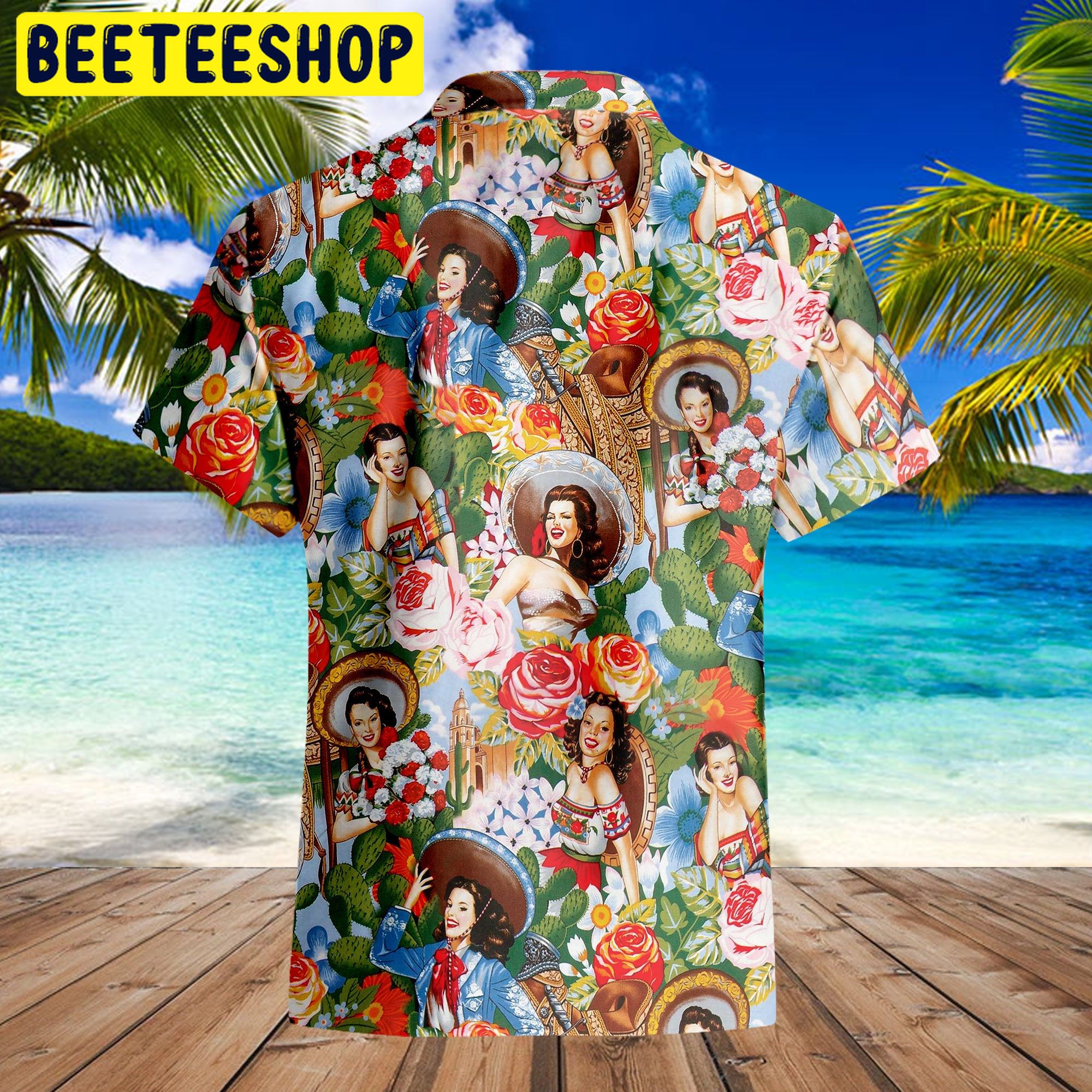Mexican Girl Vintage Trending Hawaiian Shirt Mexican Girl Vintage Trending Hawaiian Shirt