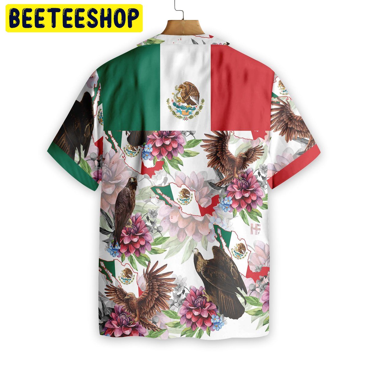 Mexico Proud Dahlia Golden Eagle Trending Hawaiian Shirt Mexico Proud Dahlia Golden Eagle Trending Hawaiian Shirt