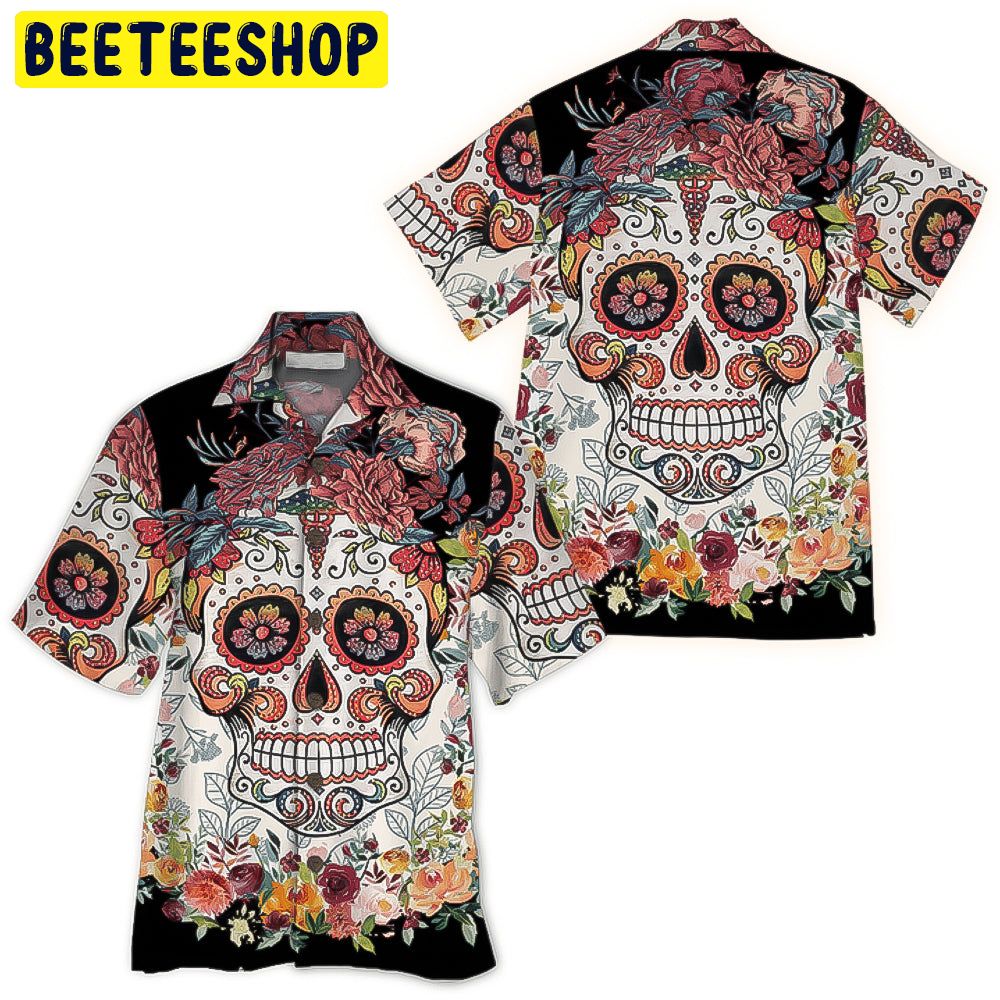 Mexico Skull 3D All Over Printed Trending Hawaiian Shirt Mexico Skull 3D All Over Printed Trending Hawaiian Shirt