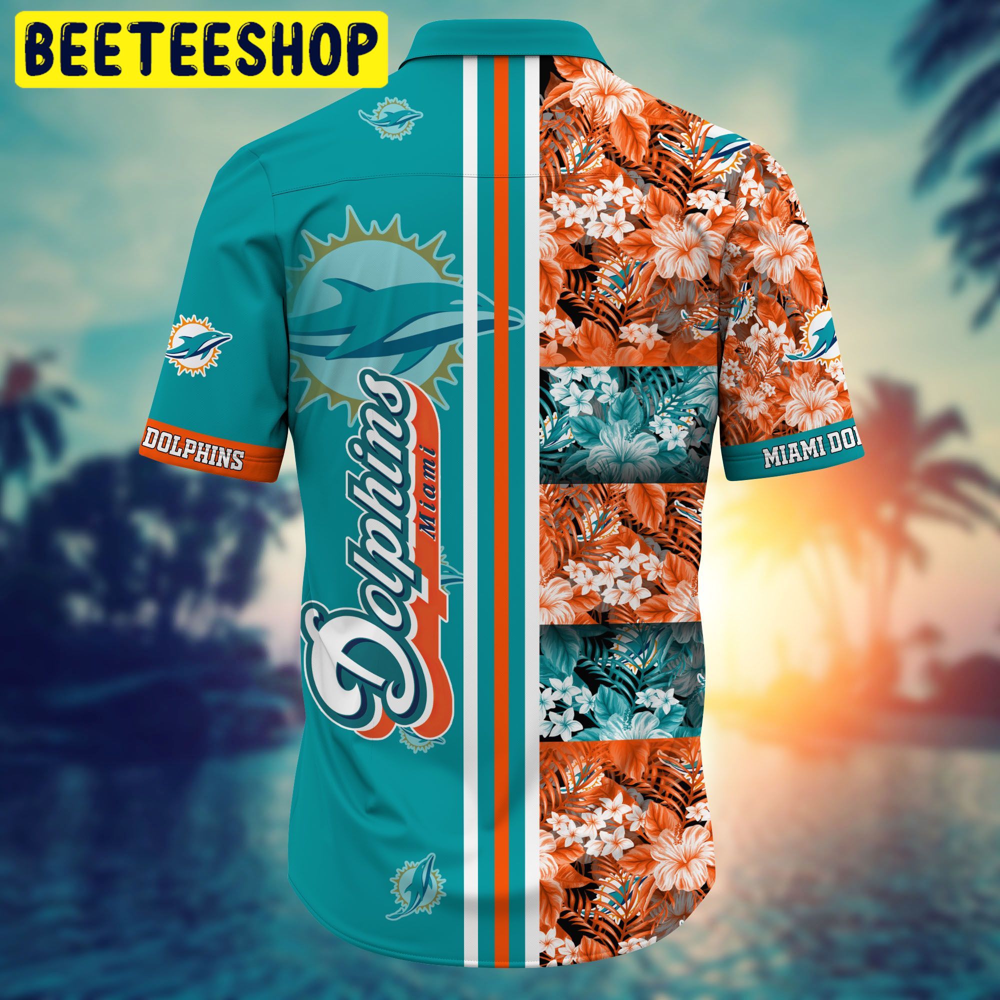 Miami Dolphins NFL Short Style Hot Trending Hawaiian Shirt Miami Dolphins NFL Short Style Hot Trending Hawaiian Shirt