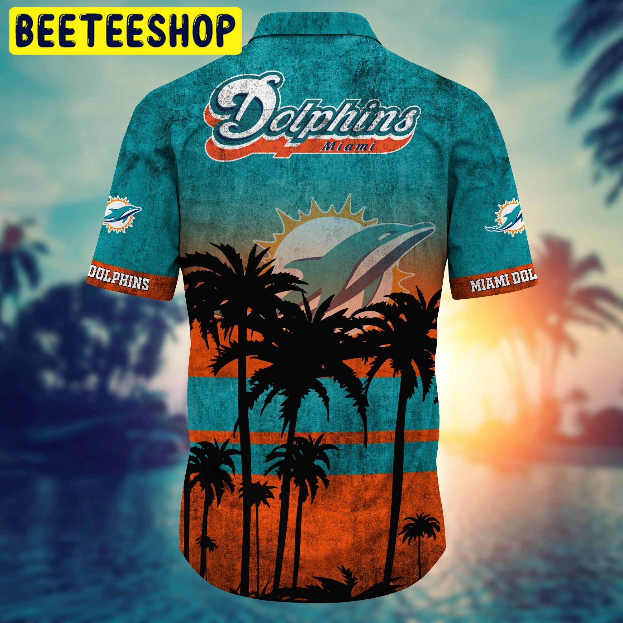 Miami Dolphins NFL Short Style Hot Trending Summer 3D Hawaiian Shirt Miami Dolphins NFL Short Style Hot Trending Summer 3D Hawaiian Shirt