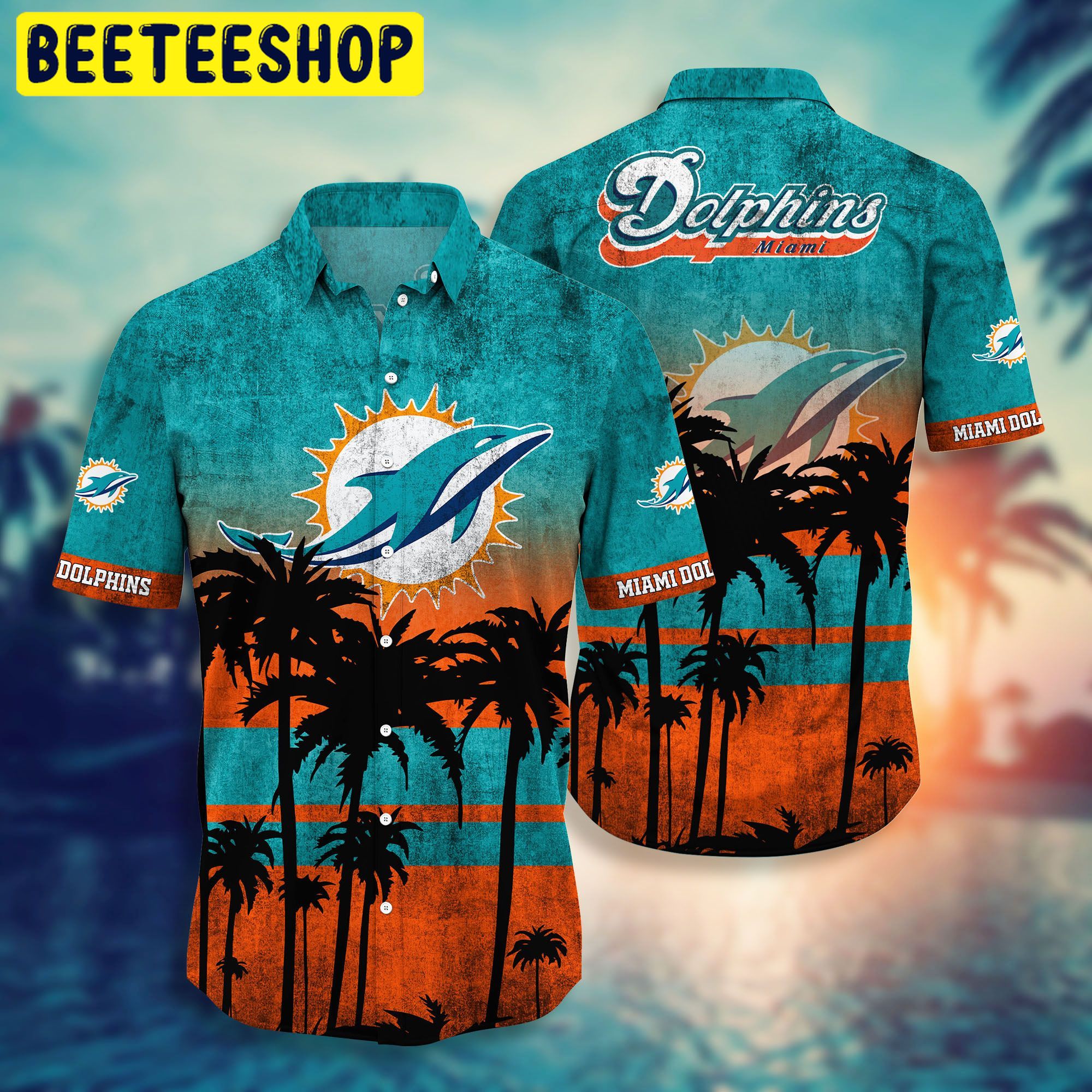 Miami Dolphins NFL Short Style Hot Trending Summer 3D Hawaiian Shirt Miami Dolphins NFL Short Style Hot Trending Summer 3D Hawaiian Shirt