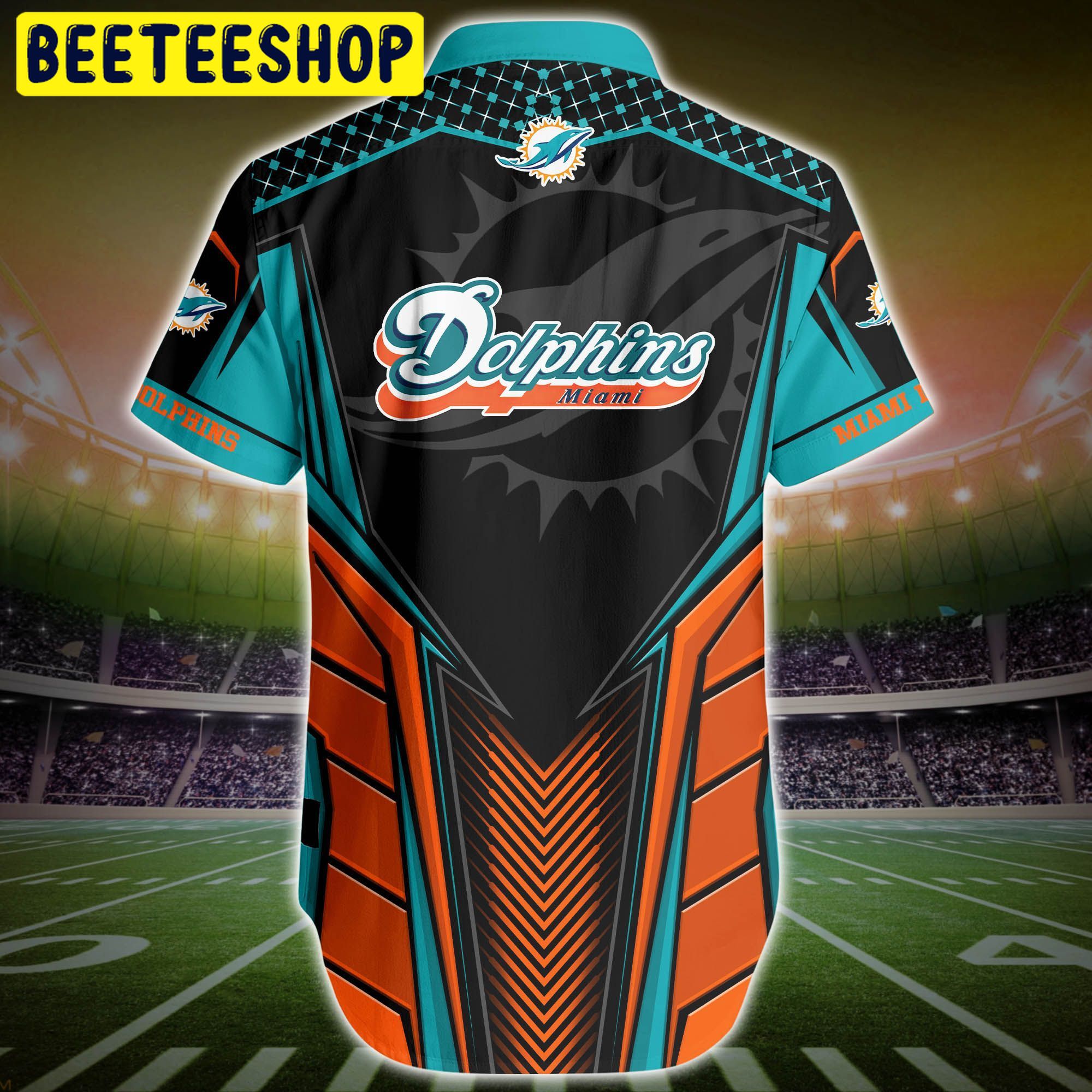 Miami Dolphins NFL Sport Shorts and T-shirt modern 3D For Fans Hawaiian Shirt Miami Dolphins NFL Sport Shorts and T-shirt modern 3D For Fans Hawaiian Shirt