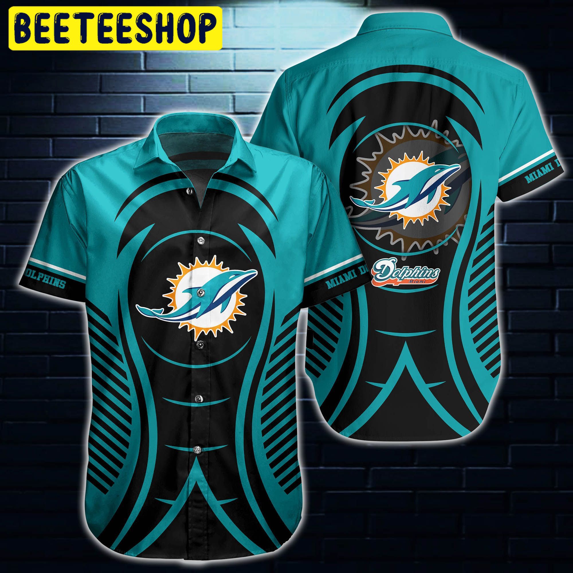 Miami Dolphins NFL Style And Short 3D For Fans Hawaiian Shirt Miami Dolphins NFL Style And Short 3D For Fans Hawaiian Shirt