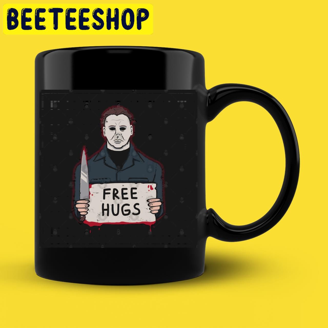 Michael Myers Free Hugs 2022 Halloween Trending Unisex T-Shirt Michael Myers Free Hugs 2022 Halloween Trending Unisex T-Shirt