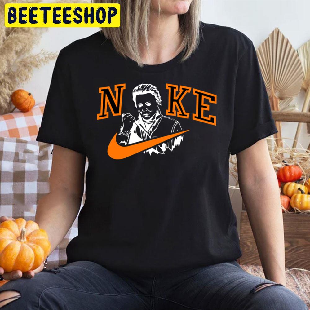 Michael Myers Nike Halloween Trending Unisex T-Shirt Michael Myers Nike Halloween Trending Unisex T-Shirt