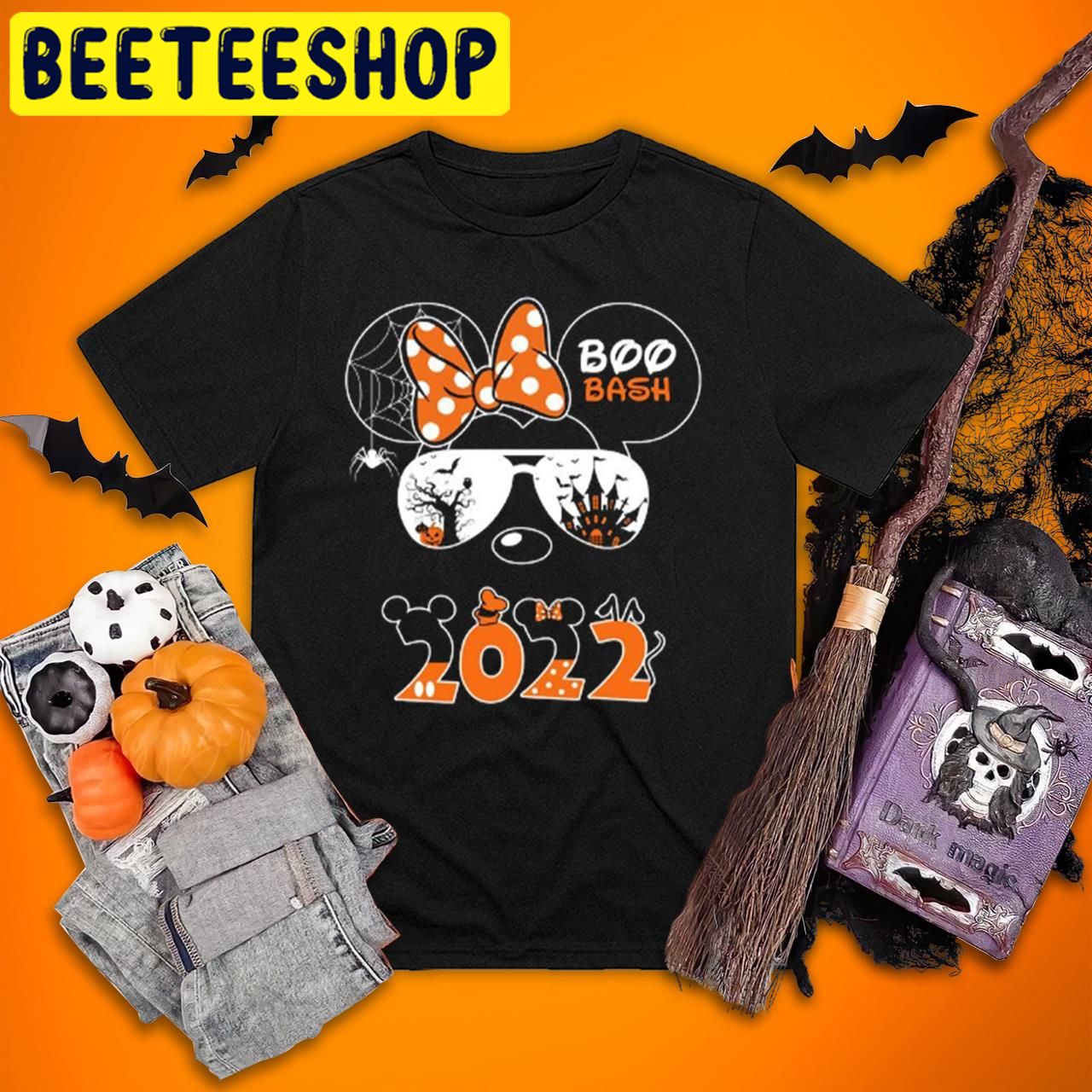 Mickey Happy 2022 Boo Bash Halloween Trending Unisex T-Shirt Mickey Happy 2022 Boo Bash Halloween Trending Unisex T-Shirt