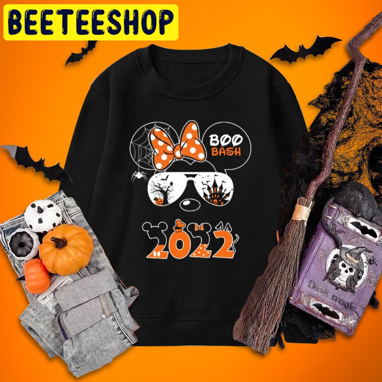Mickey Happy 2022 Boo Bash Halloween Trending Unisex T-Shirt Mickey Happy 2022 Boo Bash Halloween Trending Unisex T-Shirt