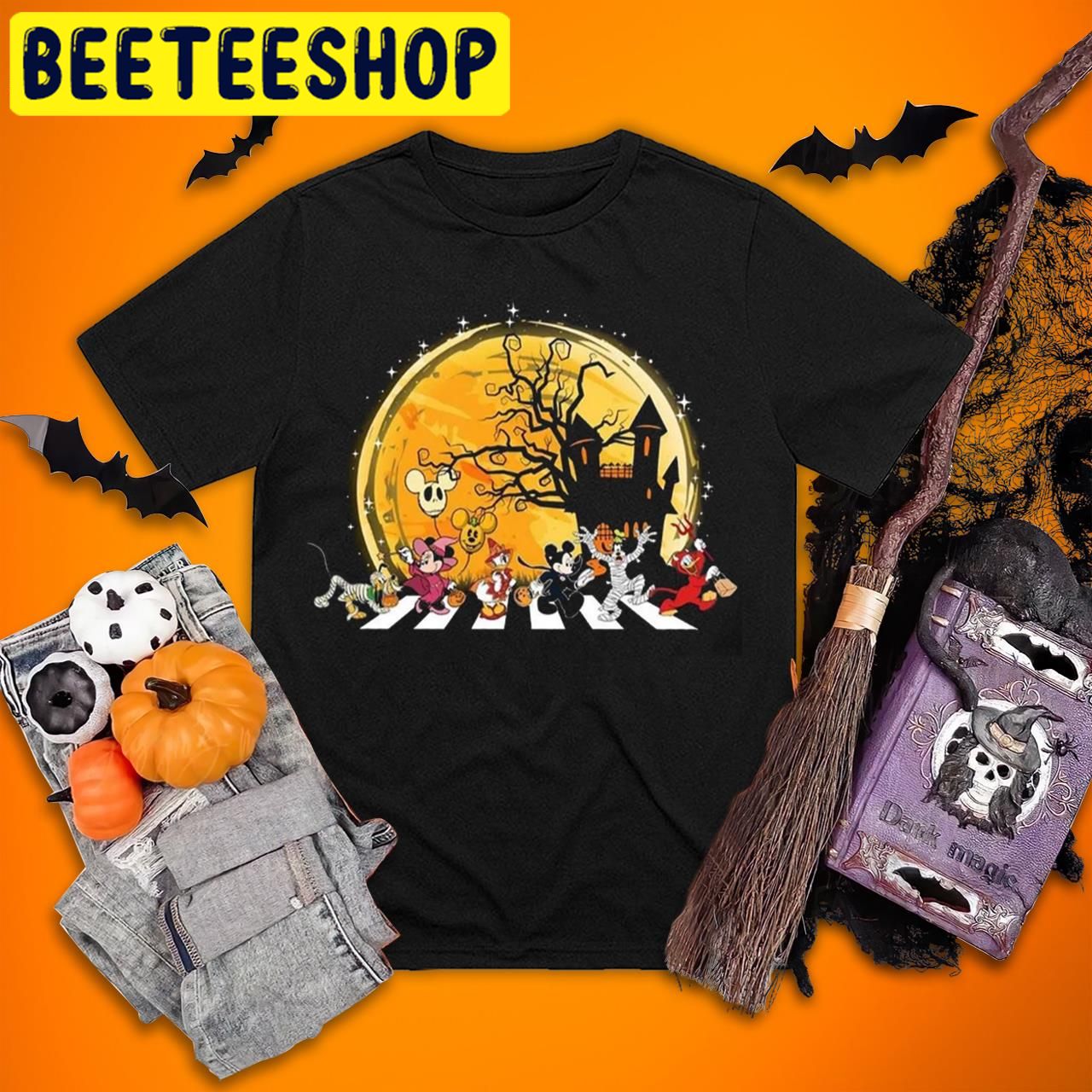 Mickey Mickey And Friends Halloween Trending Unisex T-Shirt Mickey Mickey And Friends Halloween Trending Unisex T-Shirt