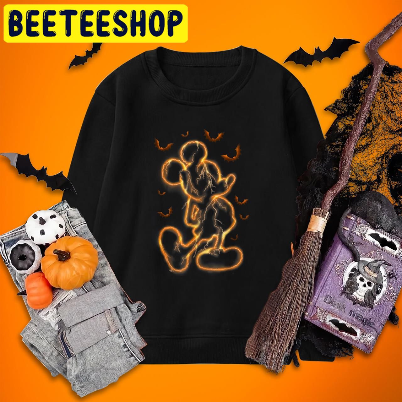 Mickey Mickey Gold Scary Halloween Trending Unisex T-Shirt Mickey Mickey Gold Scary Halloween Trending Unisex T-Shirt