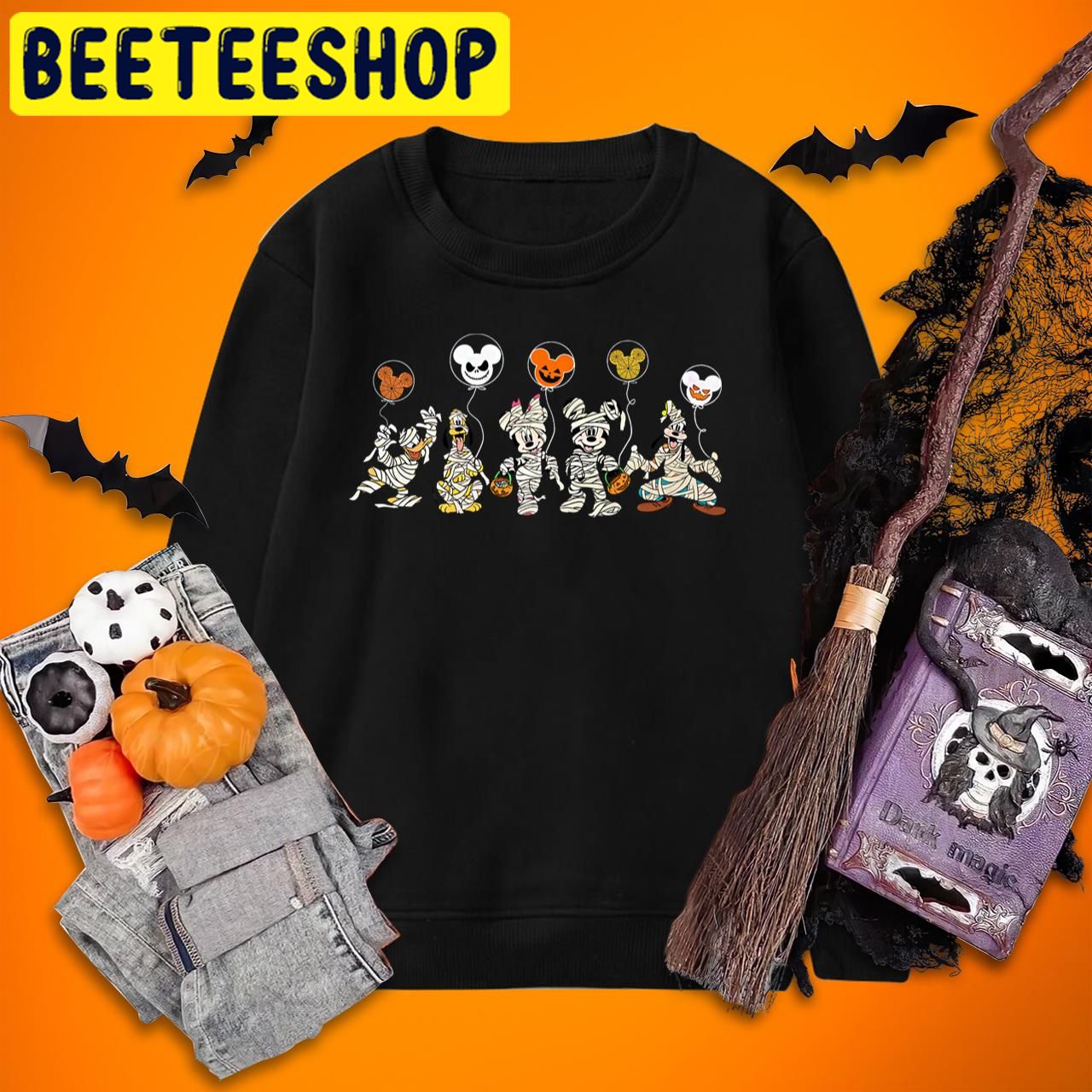 Mickey Minnie and Friends Disney Halloween Trending Unisex T-Shirt Mickey Minnie and Friends Disney Halloween Trending Unisex T-Shirt