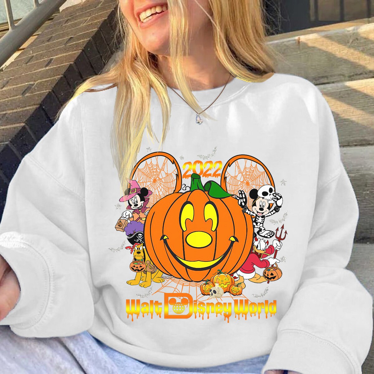 Mickey & Minnie Halloween Sweatshirt Mickey & Minnie Halloween Sweatshirt