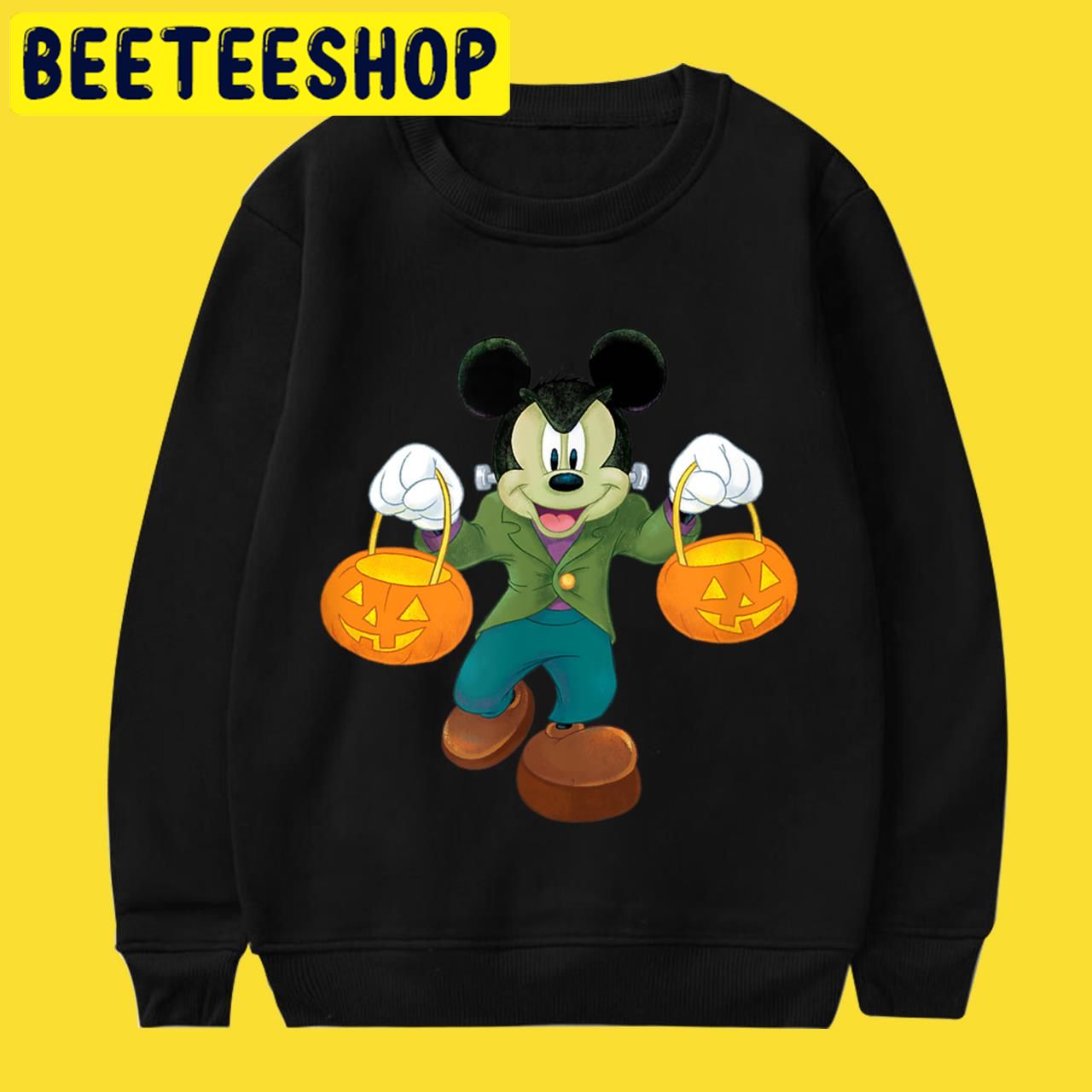 Mickey Mouse Frankenstein Halloween Trending Unisex T-Shirt Mickey Mouse Frankenstein Halloween Trending Unisex T-Shirt