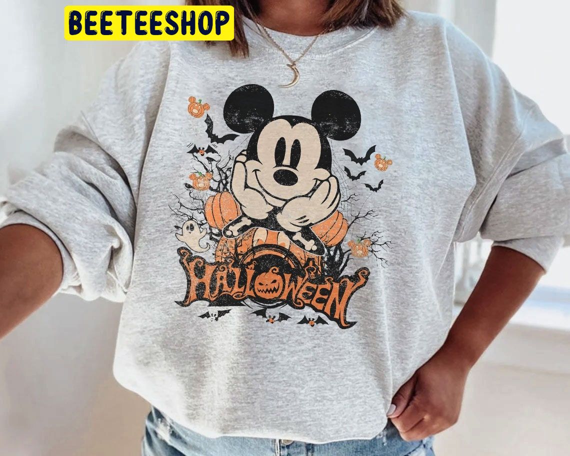 Mickey Pumpkin Halloween Trending Unisex Shirt Mickey Pumpkin Halloween Trending Unisex Shirt