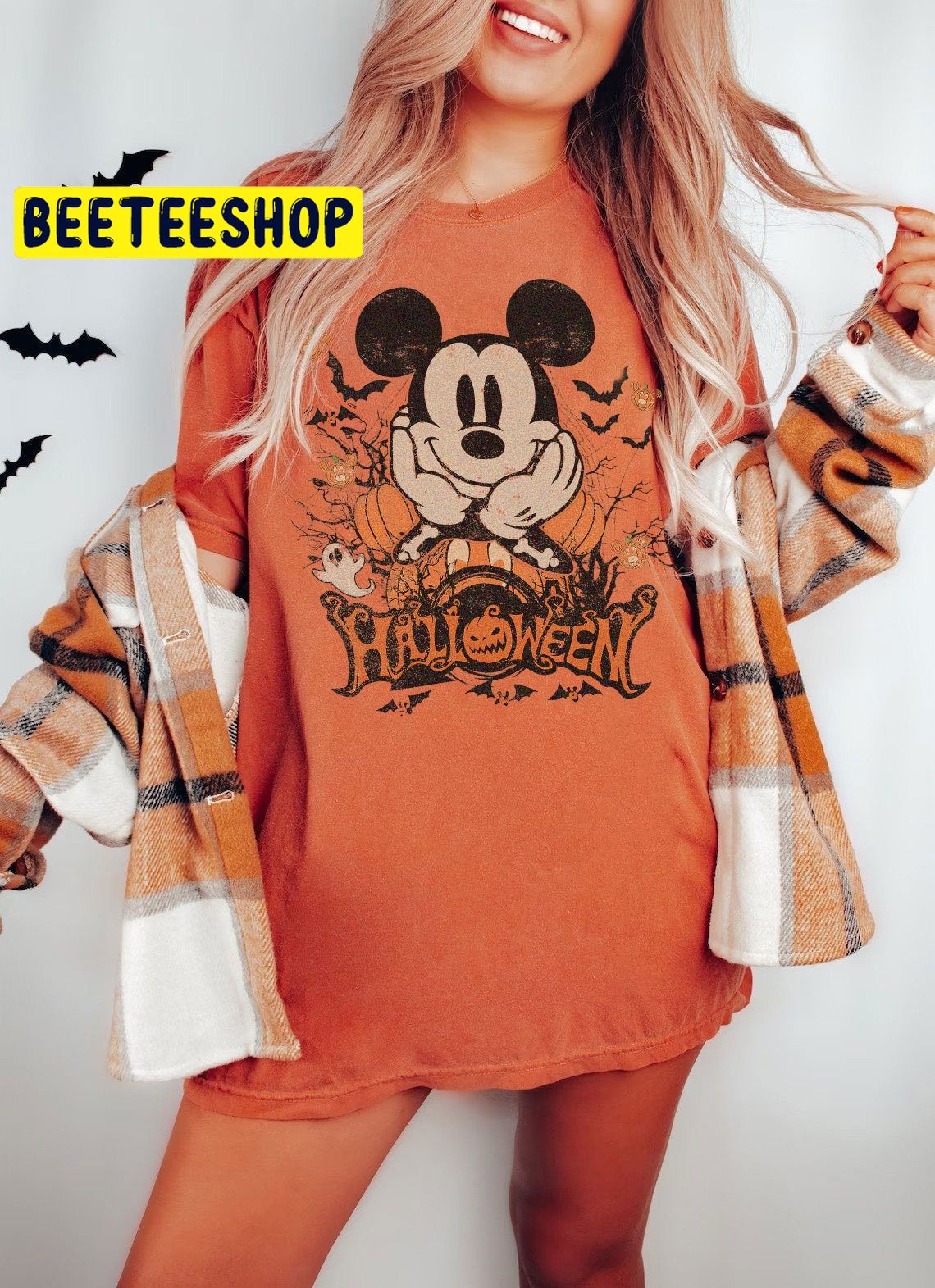 Mickey Pumpkin Halloween Trending Unisex Shirt Mickey Pumpkin Halloween Trending Unisex Shirt